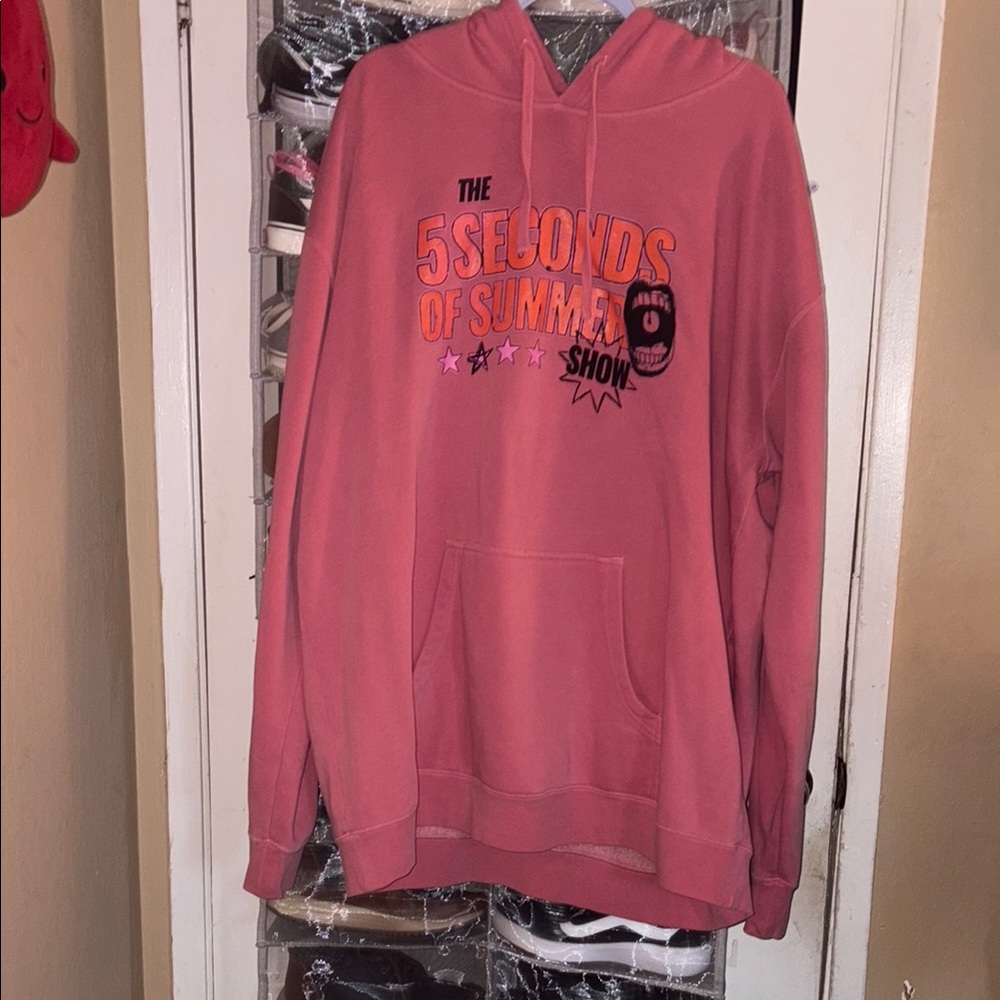 5Sos Pink Hoodie